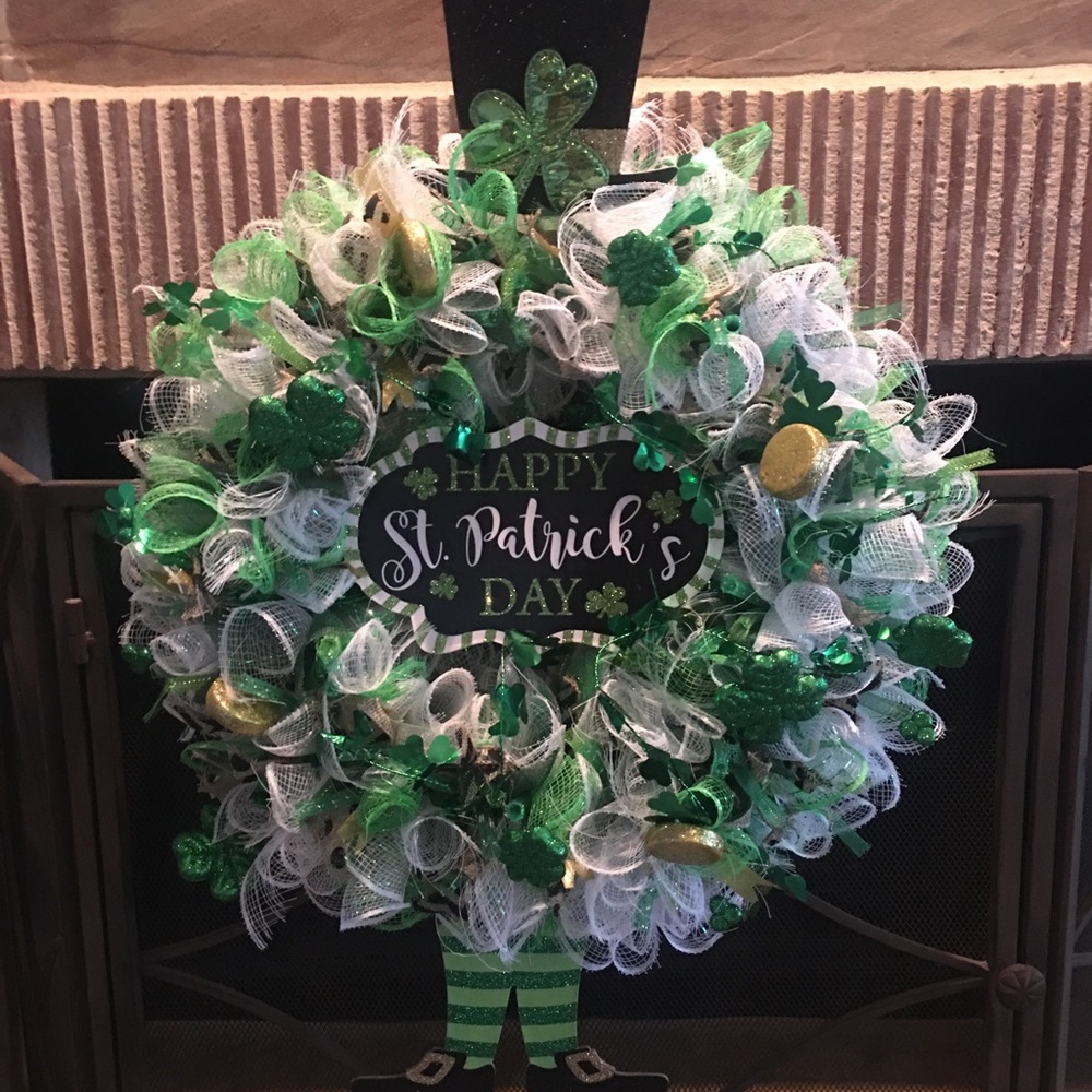Saint Patrick wreath
